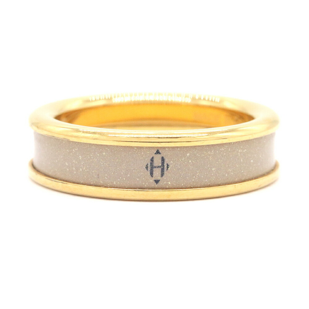 HERMES Cream Ring